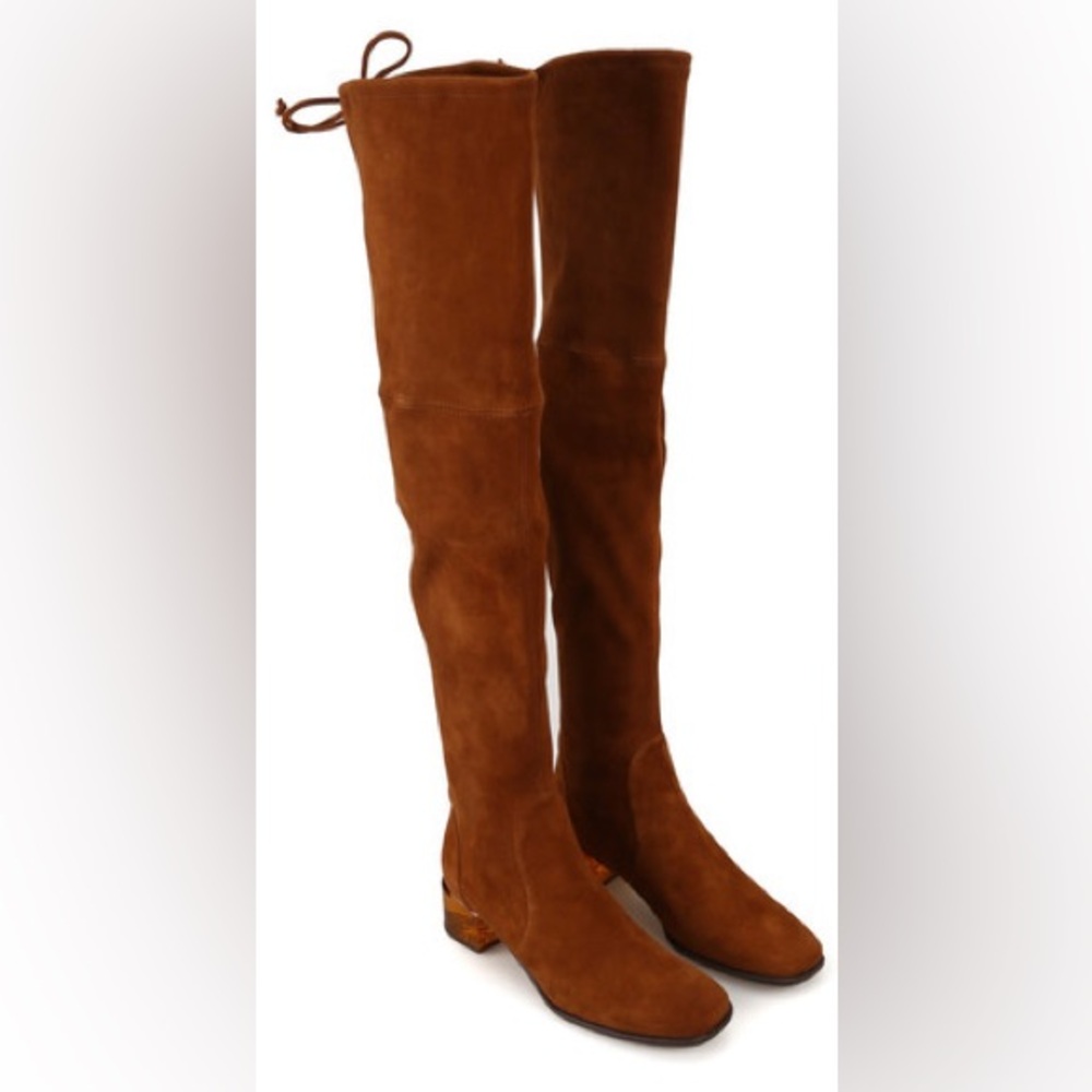 NEW Stuart Weitzman Tan Suede Over-the-Knee Boots (new in box, never worn)